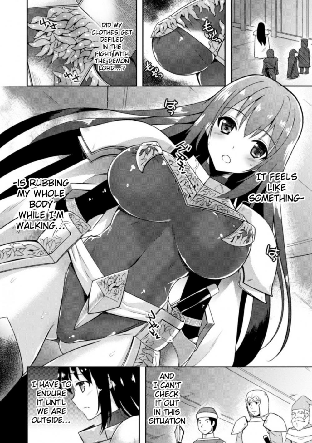 Hentai Manga Comic-The Desire to Squirm within the Armor-Read-4